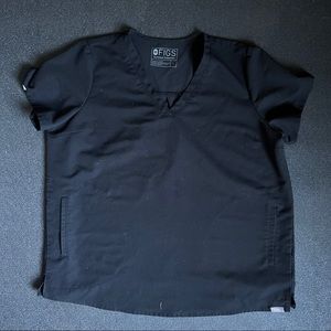 FIGS Basa Maternity Scrub Top x 2 Black L